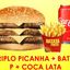 1 TRIPLO PICANHA + BATATA P + COCA LATA