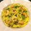 Crevettes sauce pesto