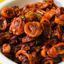 Calamari cu sos dulce de chilli si salata