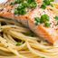 Μακαρονάδα με σολωμό και κρέμα γάλακτος |Spaghetti with salmon cooked in a cream sauce