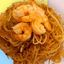 41 Spaghetti soia con verdure e gamberi