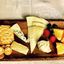 Cheese and Biscuit plate with fruits
