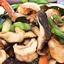 PAD KRATIEM HED HOM (ผัดกระเทียมเห็ดหอม).