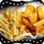 Cartofi dippers prajiti (French fries dippers)