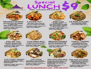 House Of Thai Restaurant Takeaway food Cookeville Order online