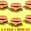 6 X EGG + CONVENÇÃO 2 LT