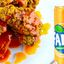 Wings in Hot Sauce with Can