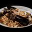 Soba (grano saraceno) / udon (farina bianca) con misto mare