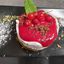 Cheesecake con coulis ai frutti di bosco