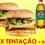 2 X TENTAÇÃO + REFRI 1 LT