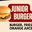 Junior Burger Meal
