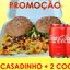 1 CASADINHO X TUDO  + 2 COCA LATA