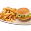 Assiette de burger au poulet/ Chicken Burger Platter
