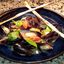 Steamed Black mussels