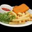 Cascaval pane/Breaded fried cheese
