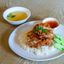 Thai Fried Chicken on Rice ข้าวมันไก่ทอด