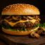 בורגר פטריות / Mushroom Burger