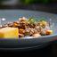 Planted pulled con la zucca e la polentina