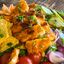 Chicken Burger Salat