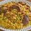 وجبة أرز ولحم