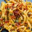 Pumpkin Bacon Fettuccine