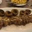 Lamsbrochette met champignons