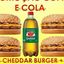 4 CHEDDAR BURGUER + REFRI 1 LITRO
