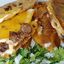 BBQ Steak Quesadilla / Quesadilla de carne al estilo Barbacoa