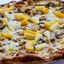 Pizza de Frango e Frutas