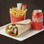 Syrische wrap falafel menu