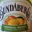 Bundaberg Sparkling Drink 375 ml glass Bottle : Tropical Mango