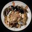 Riso alla piastra con misto mare