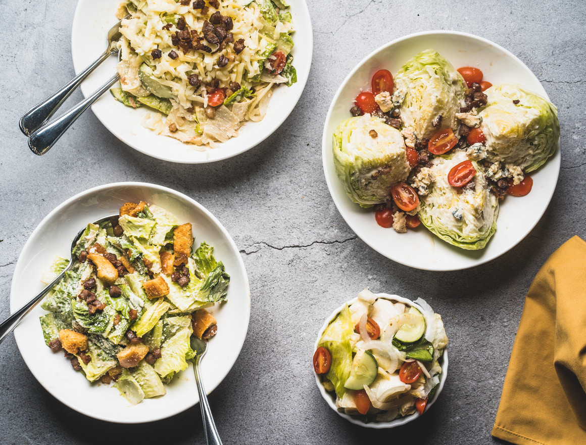 Grilled Little Gem Lettuce Salad