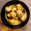 Polpette di lenticchie con soffice di sedano rapa