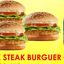 X 3 X STEAK BURGUER + Refri. 1LT