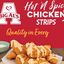 Portion of Big Als Hot N Spicy Chicken Strips