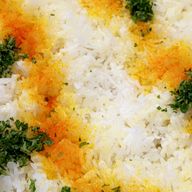 Tray of Basmati Rice