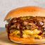Burger Premium LA COMILONA (Doble Burger, rulo de cabra, pulled pork, huevo frito y salsa Emmy)
