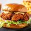 Crispy chicken burger