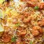 Prawn biryani