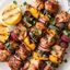 Brochettes de poulet et légumes à la coriandre