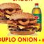 2 DUPLO ONION BACON + REFRI 1 LT