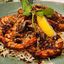 Garlic and pepper king prawns [I]
