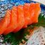 44. Sashimi de salmón (6 unidades)