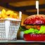 The Spicy Indian burger (VE , VEO)