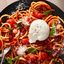 Spaghetti con Burrata