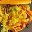 Chicken Breast BBQ Burger Meal