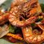 Lemongrass king prawns [I]