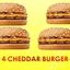 4 CHEDDAR BURGER