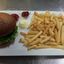 Miniburger con patatine